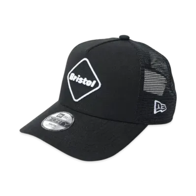 F.C.Real Bristol for Kids x NEW ERA Emblem 9Forty A-Frame Mesh Cap "Black"