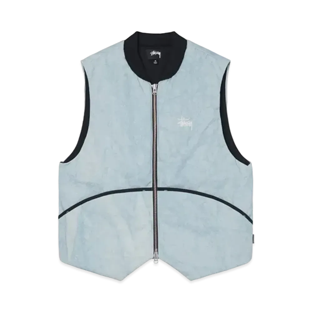 Stussy Washed Canvas Primaloft Vest "Light Blue"
