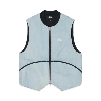 Stussy Washed Canvas Primaloft Vest "Light Blue"