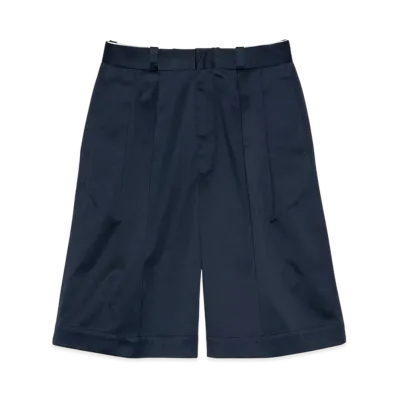 nanamica Double Pleat Chino Shorts "Navy"