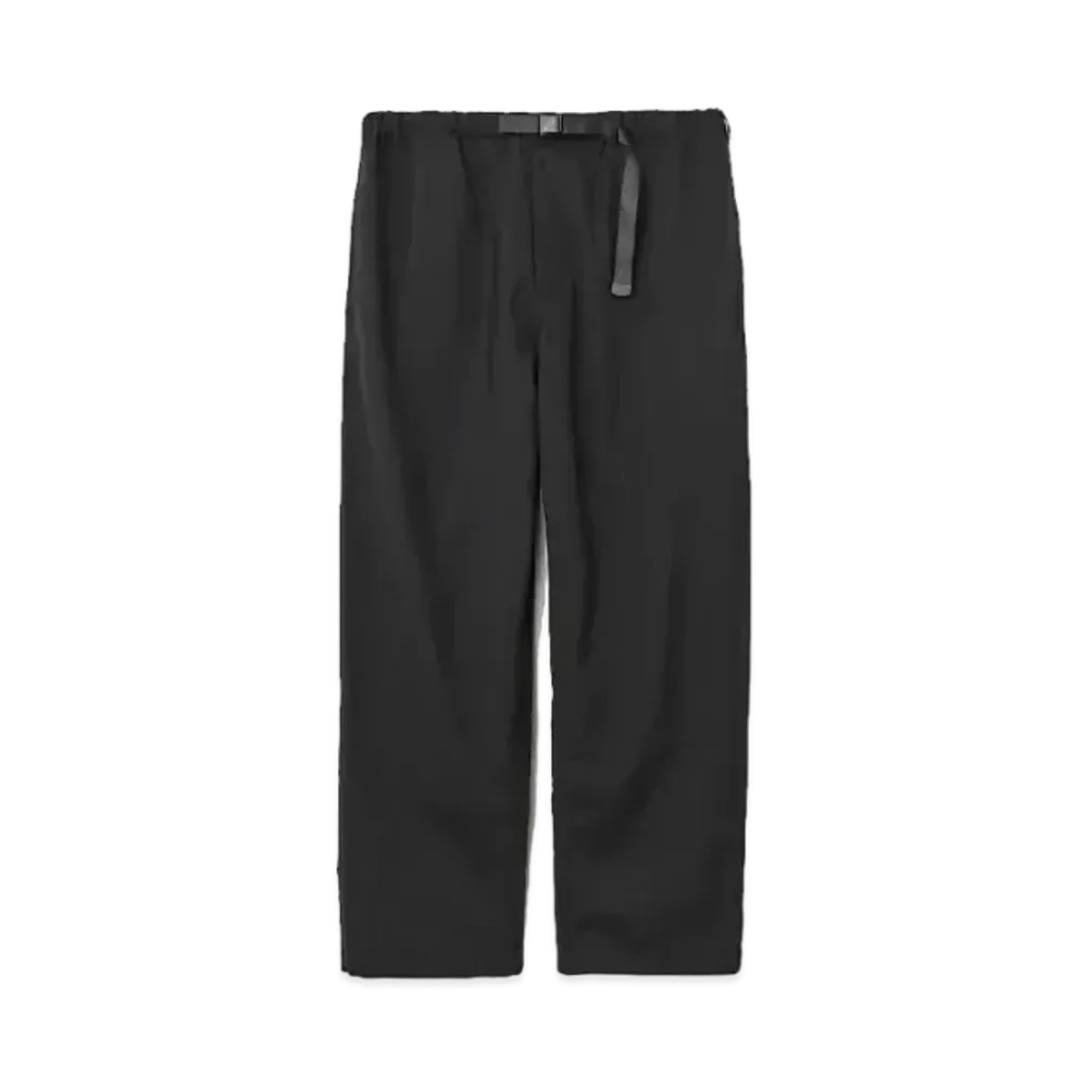 24AW ENNOY Wool Blend Rip Stop Easy Pants "Black" AW24BRENPT07LP