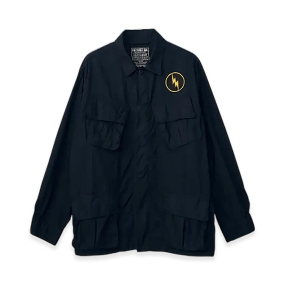 HYSTERIC GLAMOUR HG1963 Fatigue Shirt "Black"