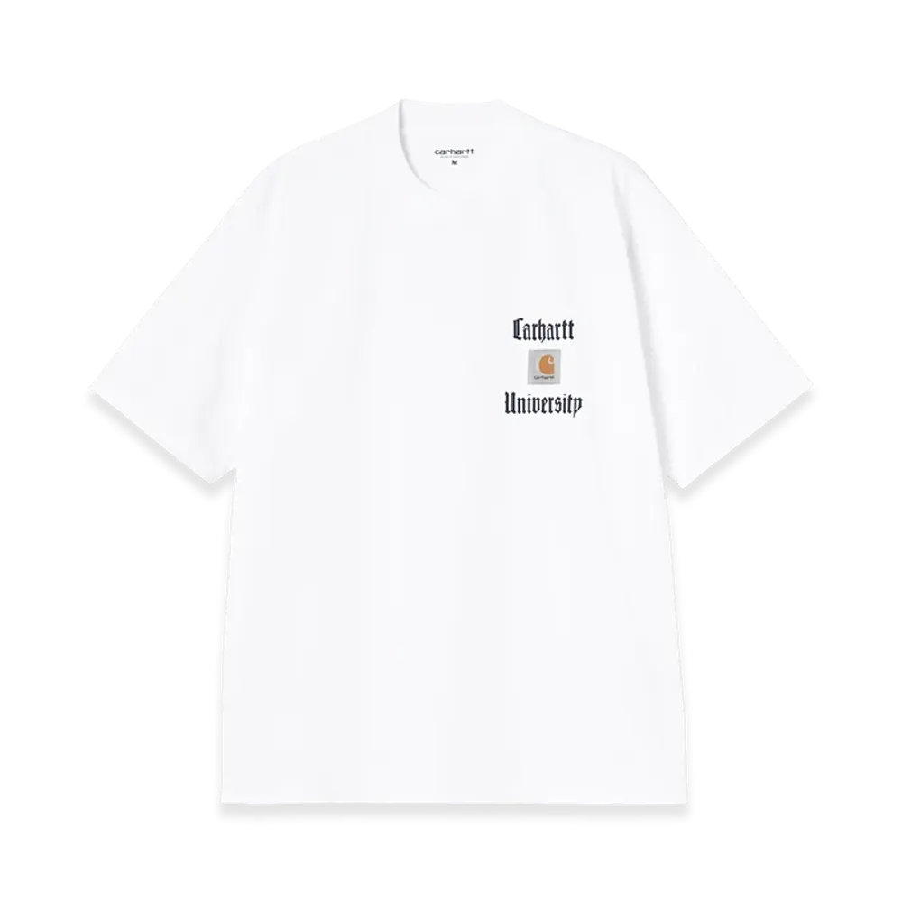 Carhartt WIP S/S Schooling Heart T "White"