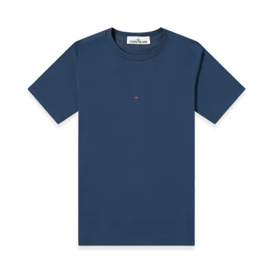 Stone Island 216X3 Logo T-Shirt - 21SS "Avio Blue"