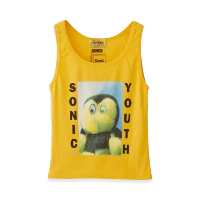 HYSTERIC GLAMOUR Sonic Youth Dirty Tank Top "Yellow"
