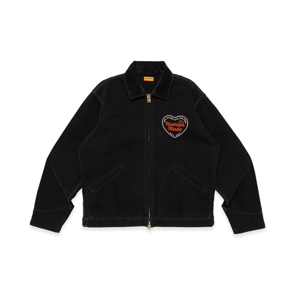 HUMAN MADE Zip-Up Work Jacket "Black"