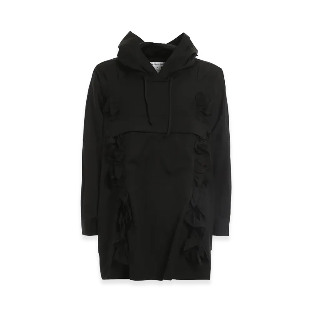 COMME des GARCONS SHIRT Ruched Blouse "Black"
