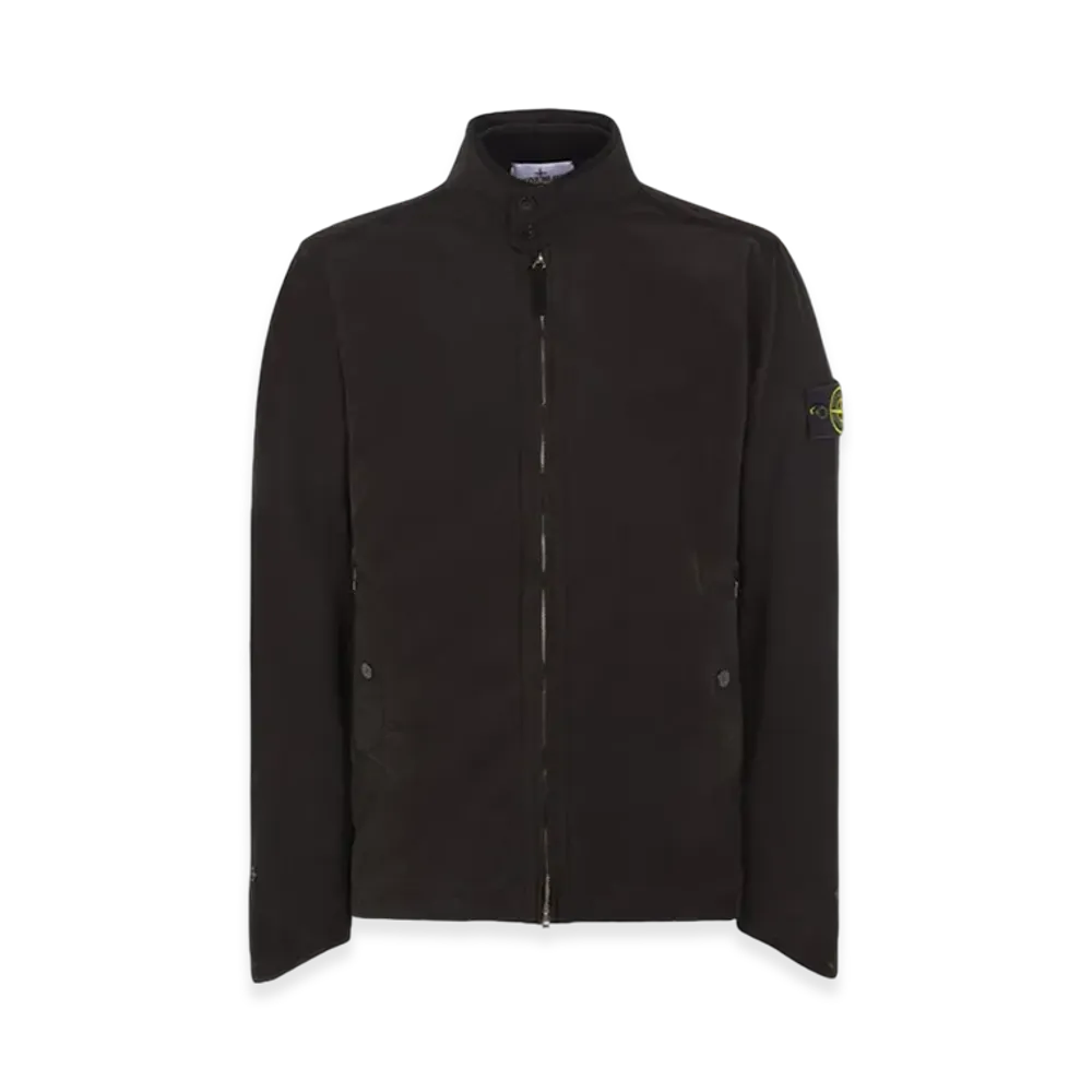Stone Island 41531 David Light-TC Light Weight Canvas Bluson - 23FW "Black"