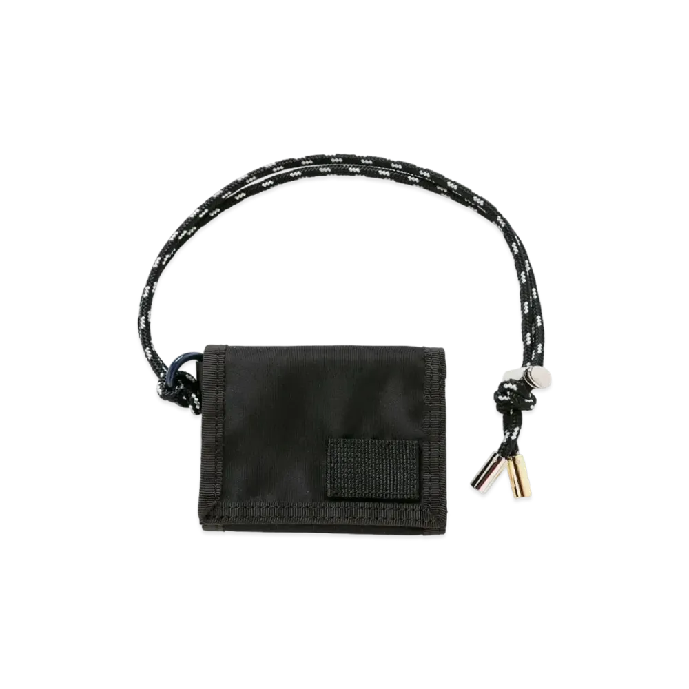 sacai x PORTER Nylon Trifold "Black"