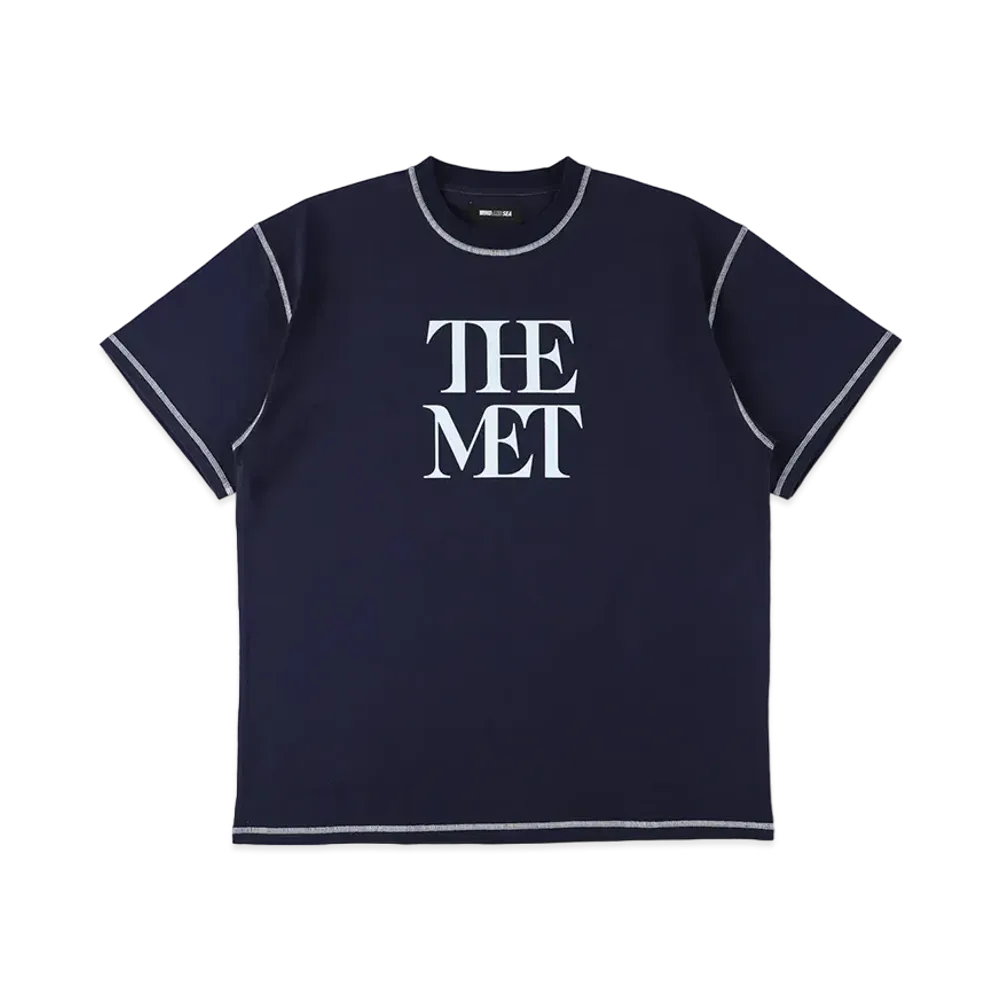 WIND AND SEA x The Met Logo Tee "Dark_Navy"