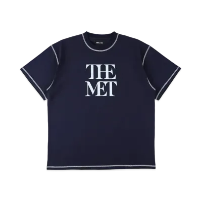 WIND AND SEA x The Met Logo Tee "Dark_Navy"