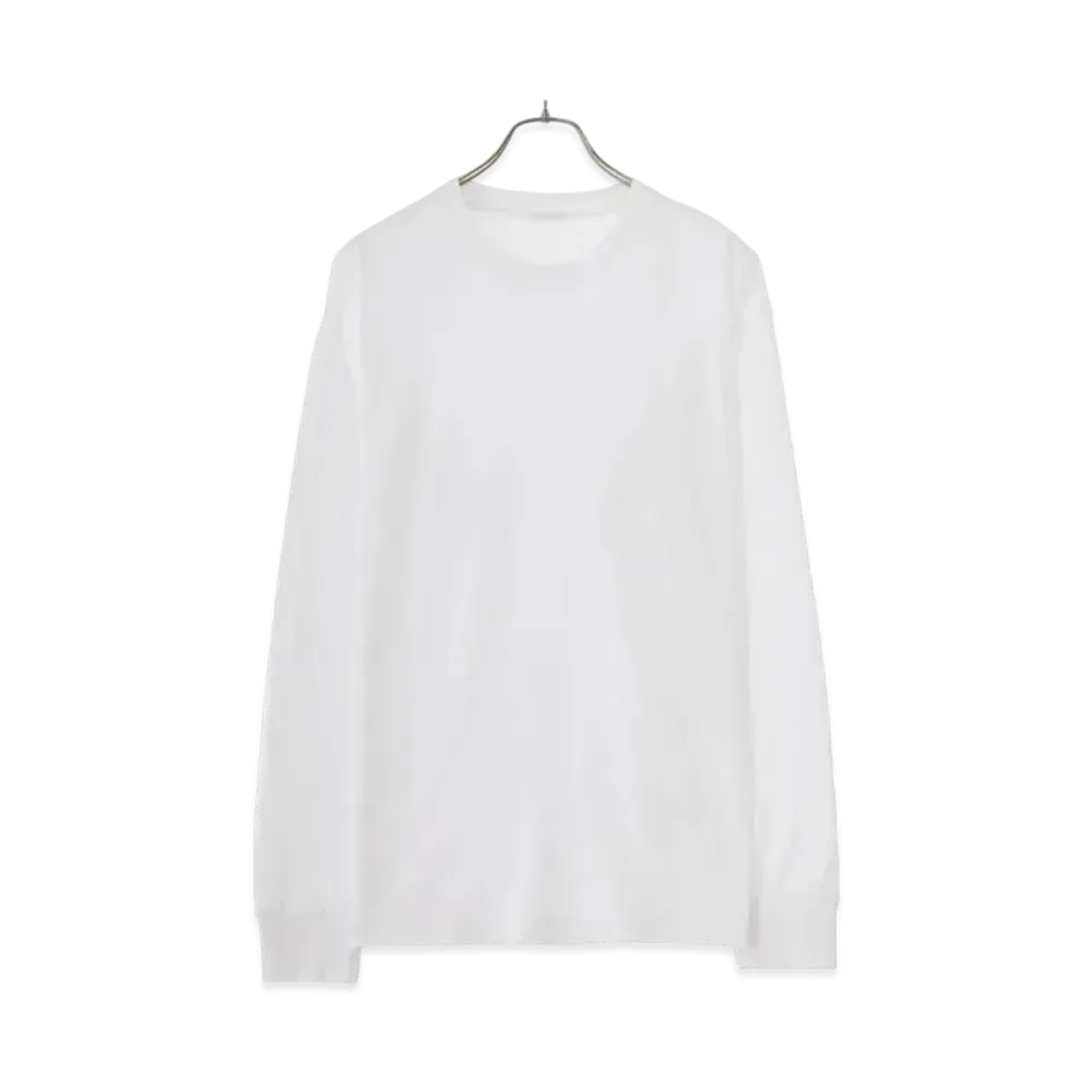 COMOLI Kubotenjiku Long Sleeve T-shirt "White"