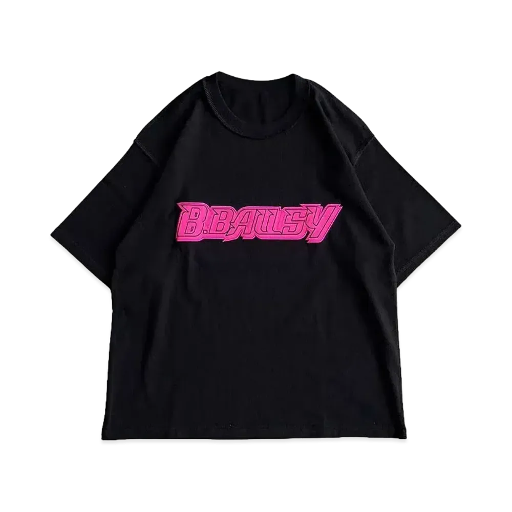 BALLSY.BROTHERS BALLSY.BROTHERS logo street T-shirt "BLACK"
