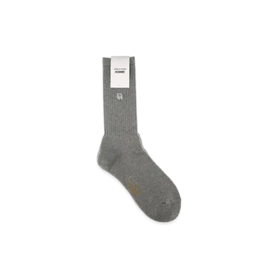 COMME des GARCONS HOMME Cotton-Blend Pile Socks "Gray"