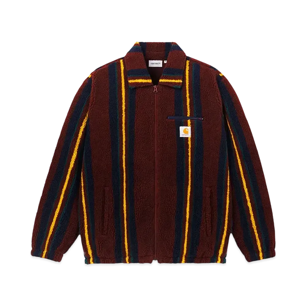 Carhartt Wip Halden Jacket "Starco Stripe Bordeaux"