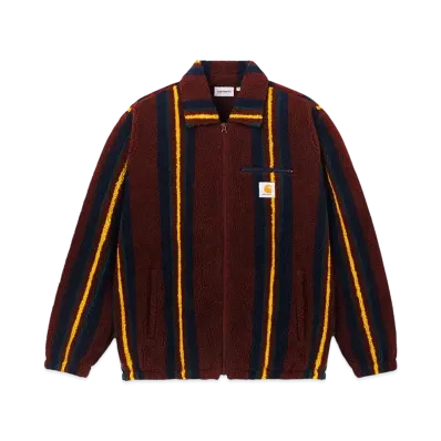 Carhartt Wip Halden Jacket "Starco Stripe Bordeaux"