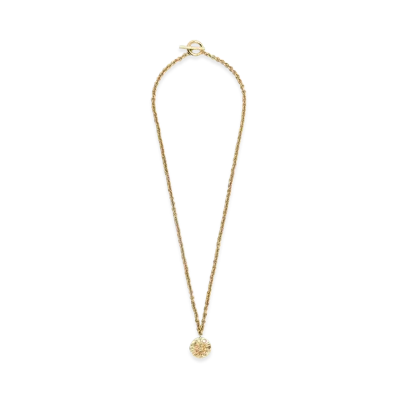 PATOU Women's Coin Pendant -Plated Brass Necklace "Gold"