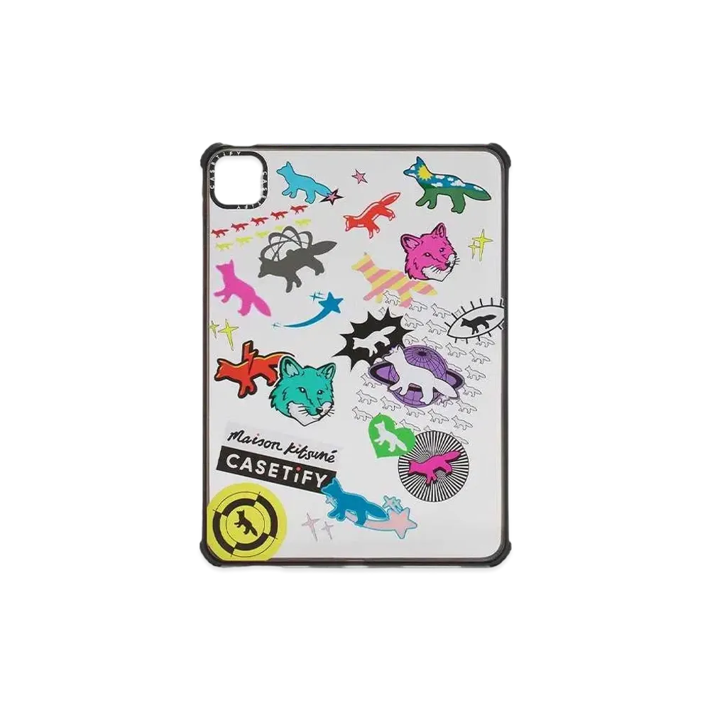 CASETIFY x MAISON KITSUNE Logo Stickers Ipad Case Pro 11 "Multi"