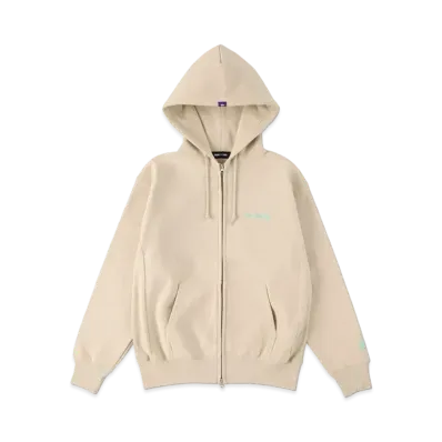 WIND AND SEA WDS (F-H-H) ZIP-UP HOODIE "Sand"