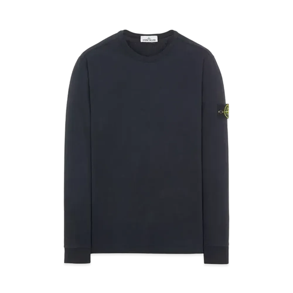 Stone Island 64450 GAUZED COTTON JERSEY "Blue"