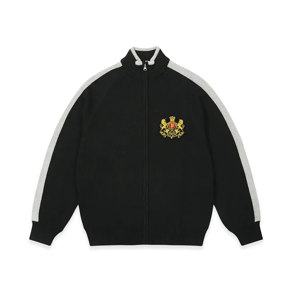 PALACE Established Zip Funnel Knit "Black"
