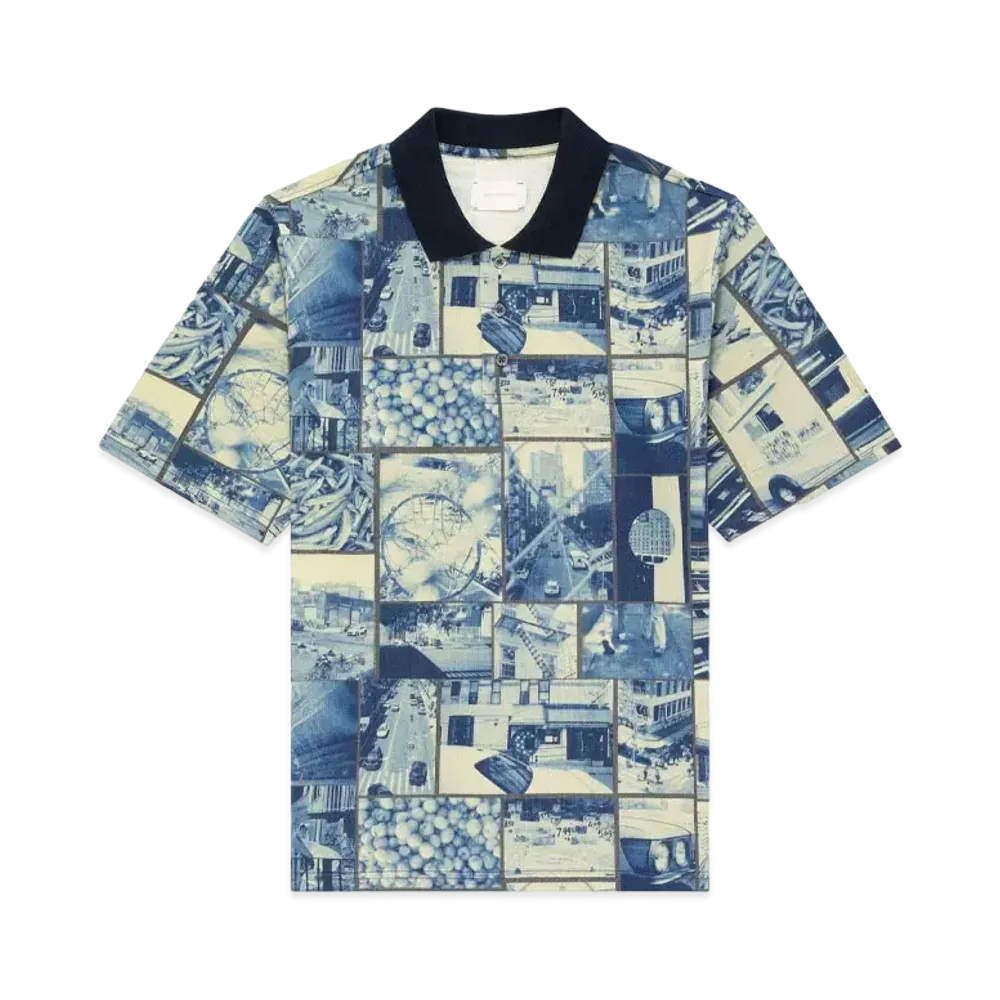 Aime Leon Dore Printed Pique Polo "Multi"
