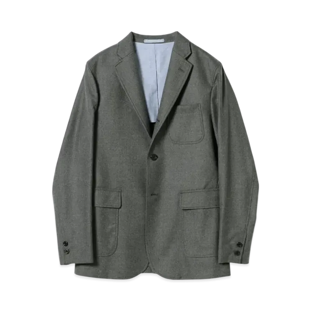 BEAMS 3B Jacket Flannel "Gray"