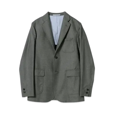 BEAMS 3B Jacket Flannel "Gray"