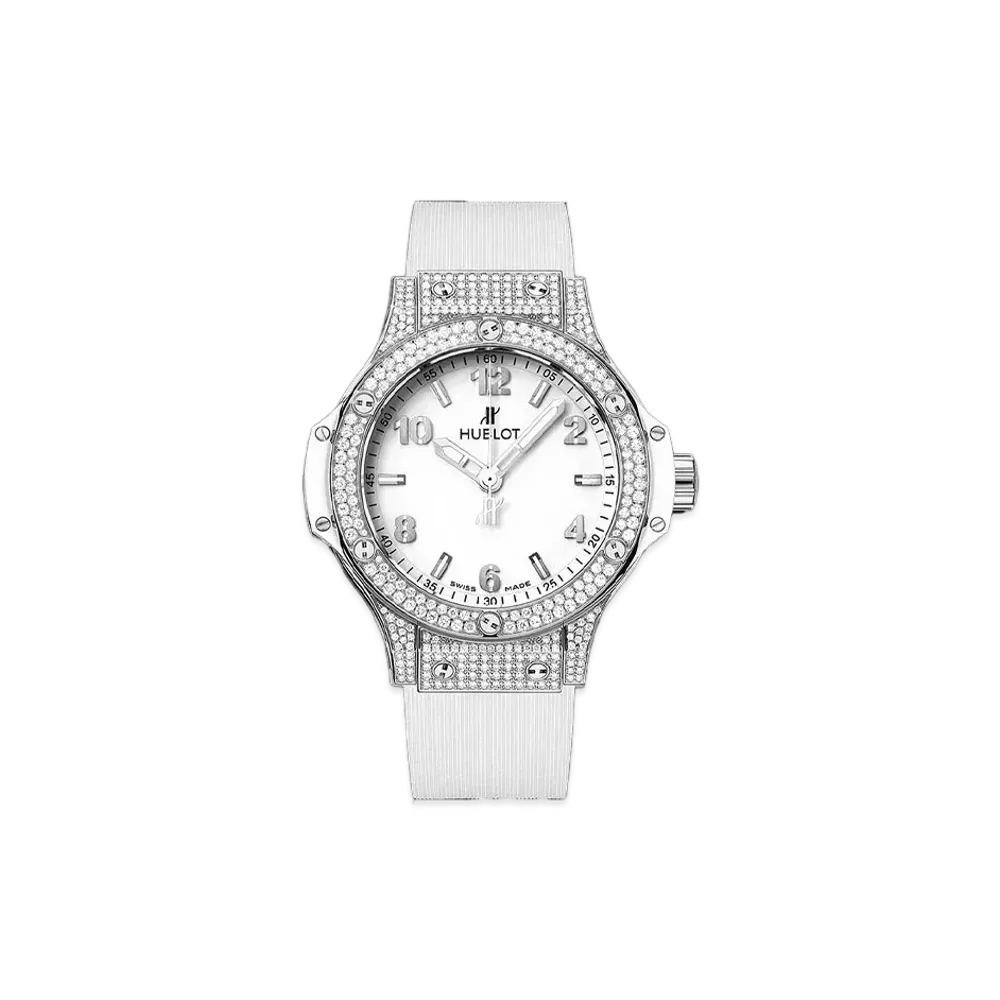 HUBLOT Big Bang Steel White Pave 38mm