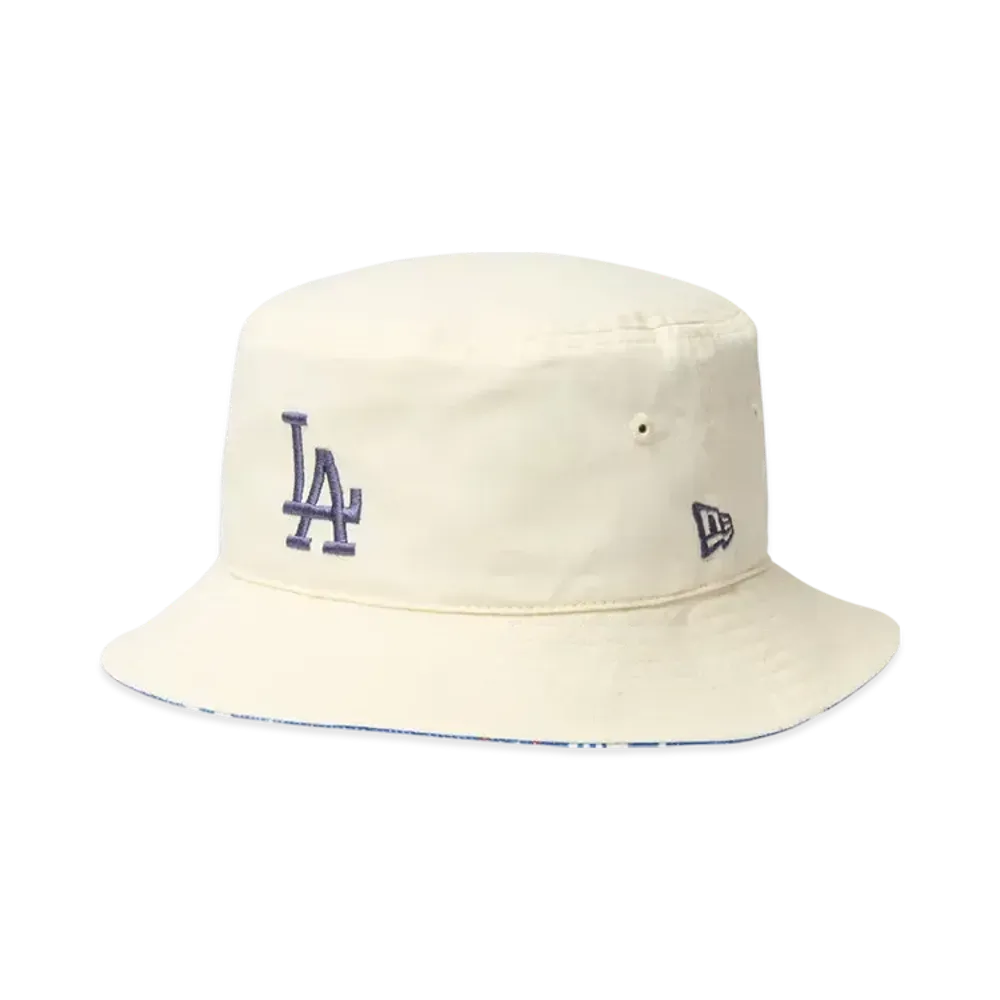 NEW ERA Bucket 01 Reversible Dodgers Pack Los Angeles Dodgers "Chrome White"