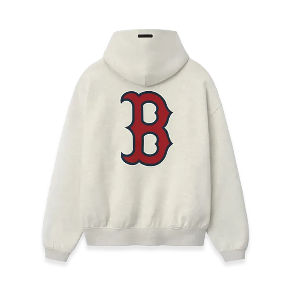 FEAR OF GOD x MLB Red Sox Sport Hoodie "Oatmeal Heather Light Heather Rib"