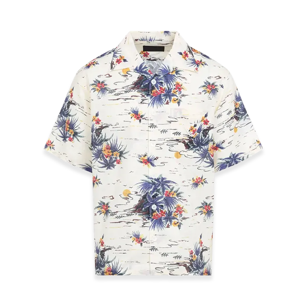 PRADA 'Batista Hawaii' Shirt "Vaniglia"