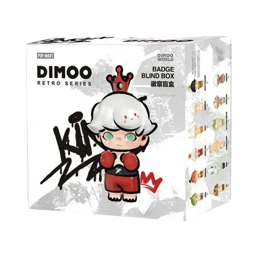 POP MART DIMOO Retro Series Magnet Badge [Piece]