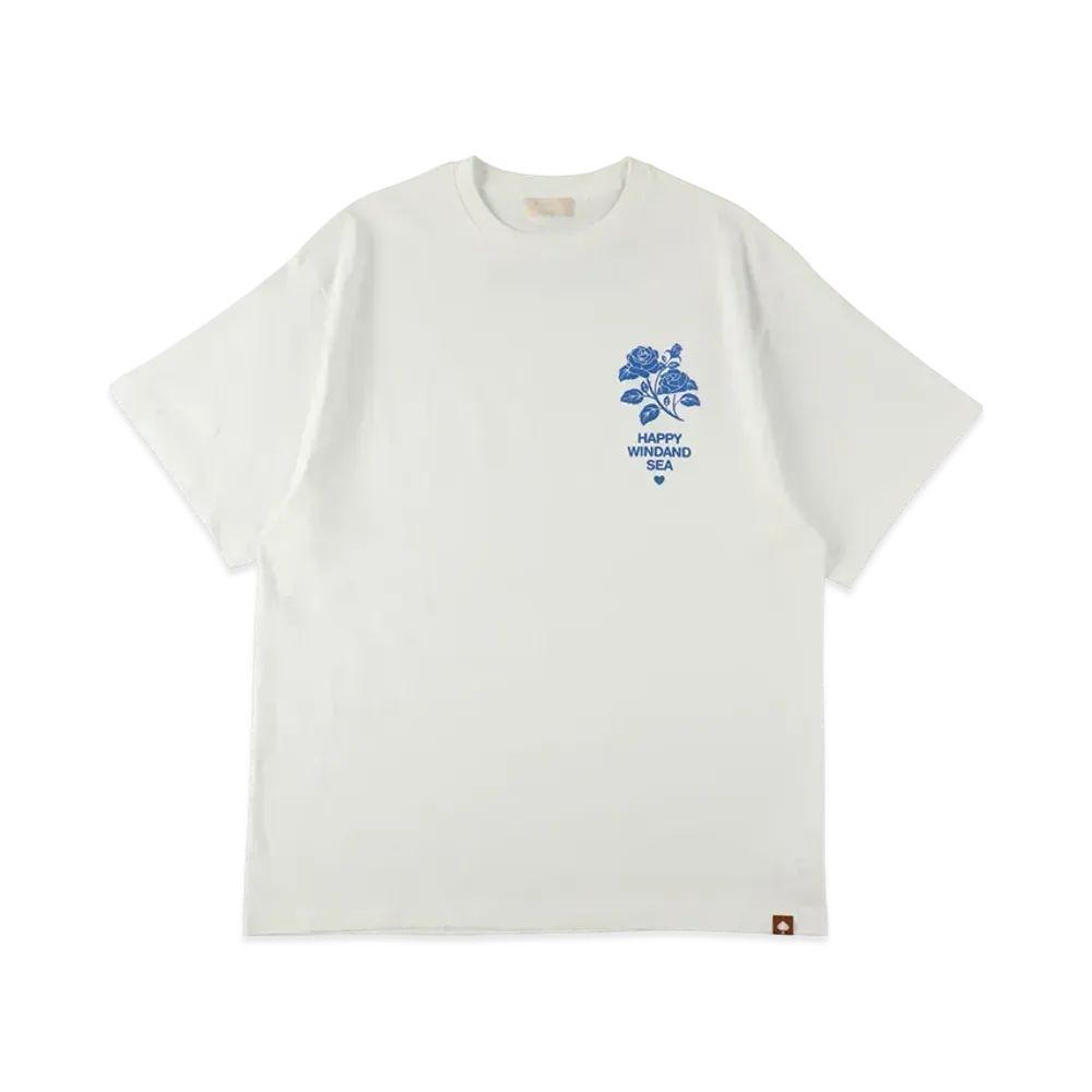 WIND AND SEA Rose Tee "White"