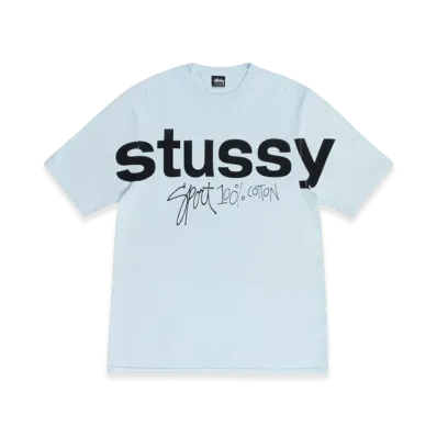 Stussy 100% Pigment Dyed Tee "Sky Blue"