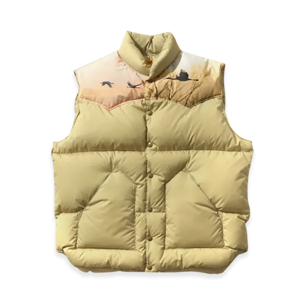 NEEDLES x Rocky Mountain Featherbed Down Vest "Beige"