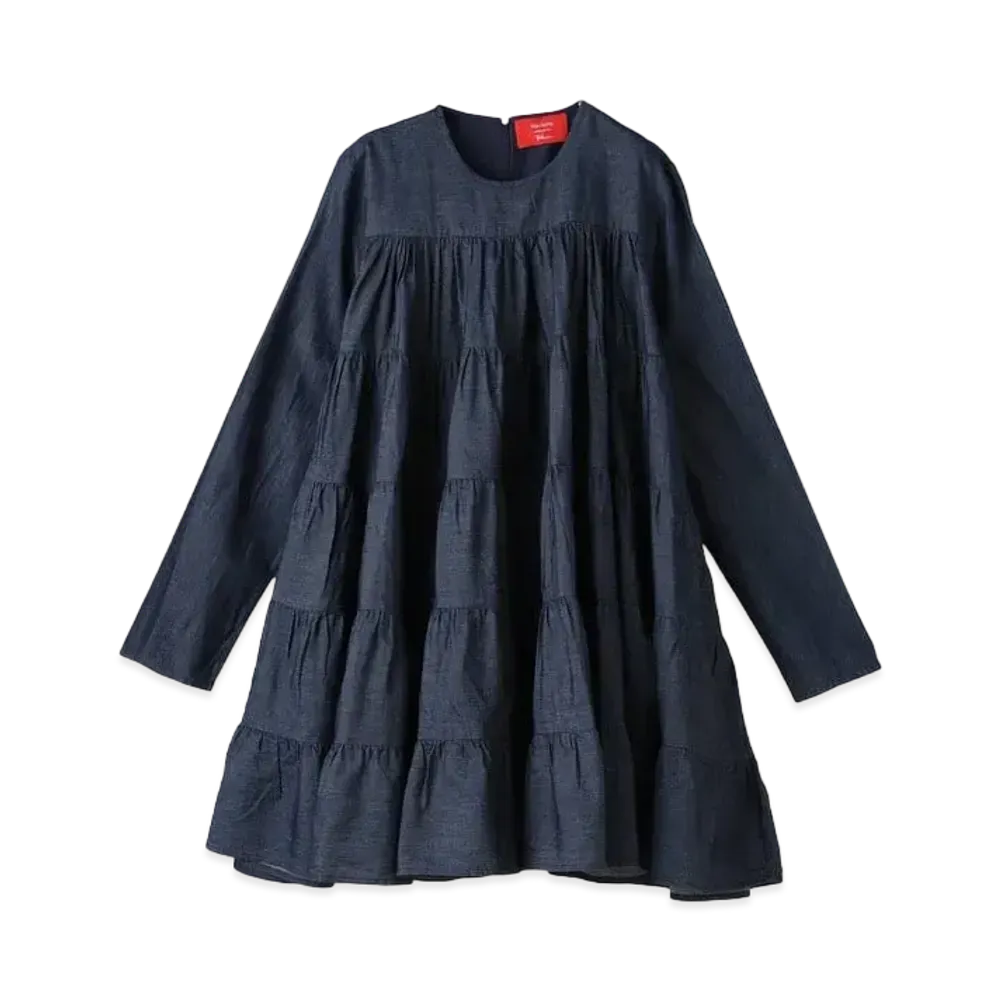 Ron Herman 15th Anniversary Merlette Soliman Dress "Indigo"