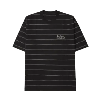ENNOY Panel Border S/S T-Shirt "Black" (25SS) SS25BRENCT02AM