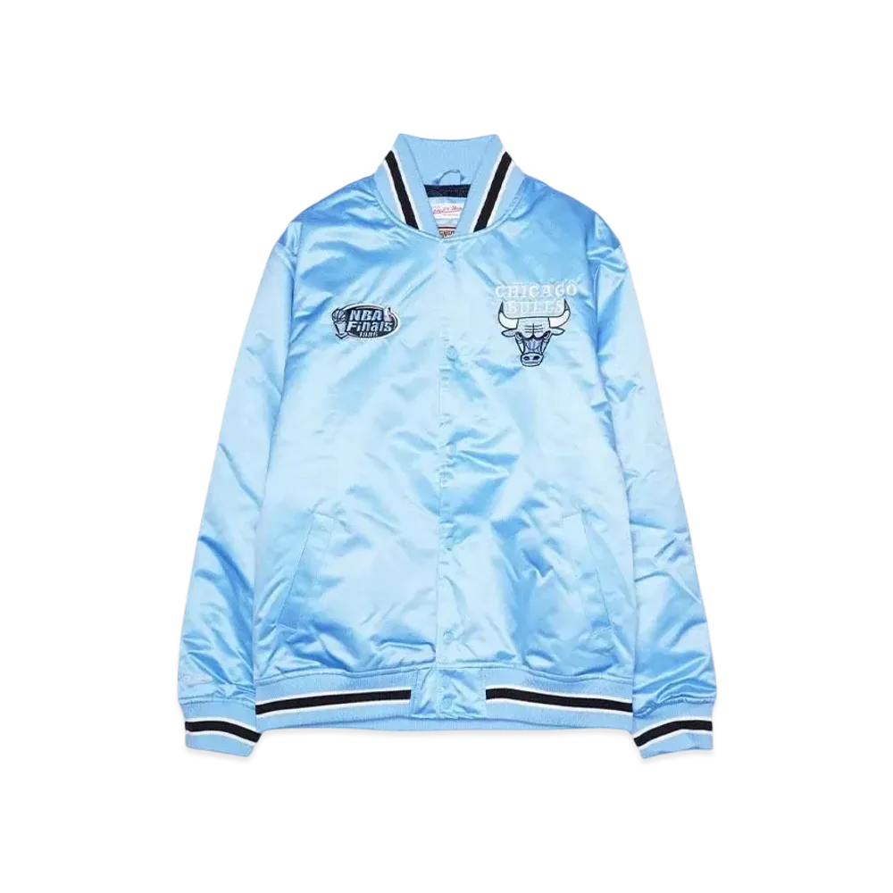 Mitchell&Ness NBA THROW DOWN JACKET HWC BULLS "LIGHT BLUE"