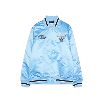 Mitchell&Ness NBA THROW DOWN JACKET HWC BULLS "LIGHT BLUE"