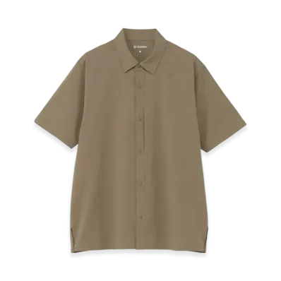 Goldwin Airflow Hike Short Sleeve Shirt (Unisex) "Dessert Taupe"