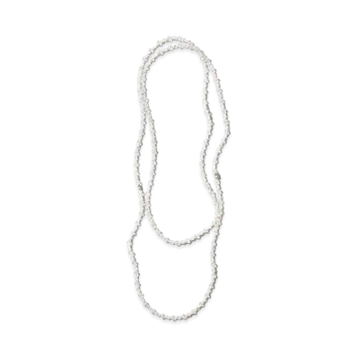 NEEDLES Crystal Beads Long Necklace "White"