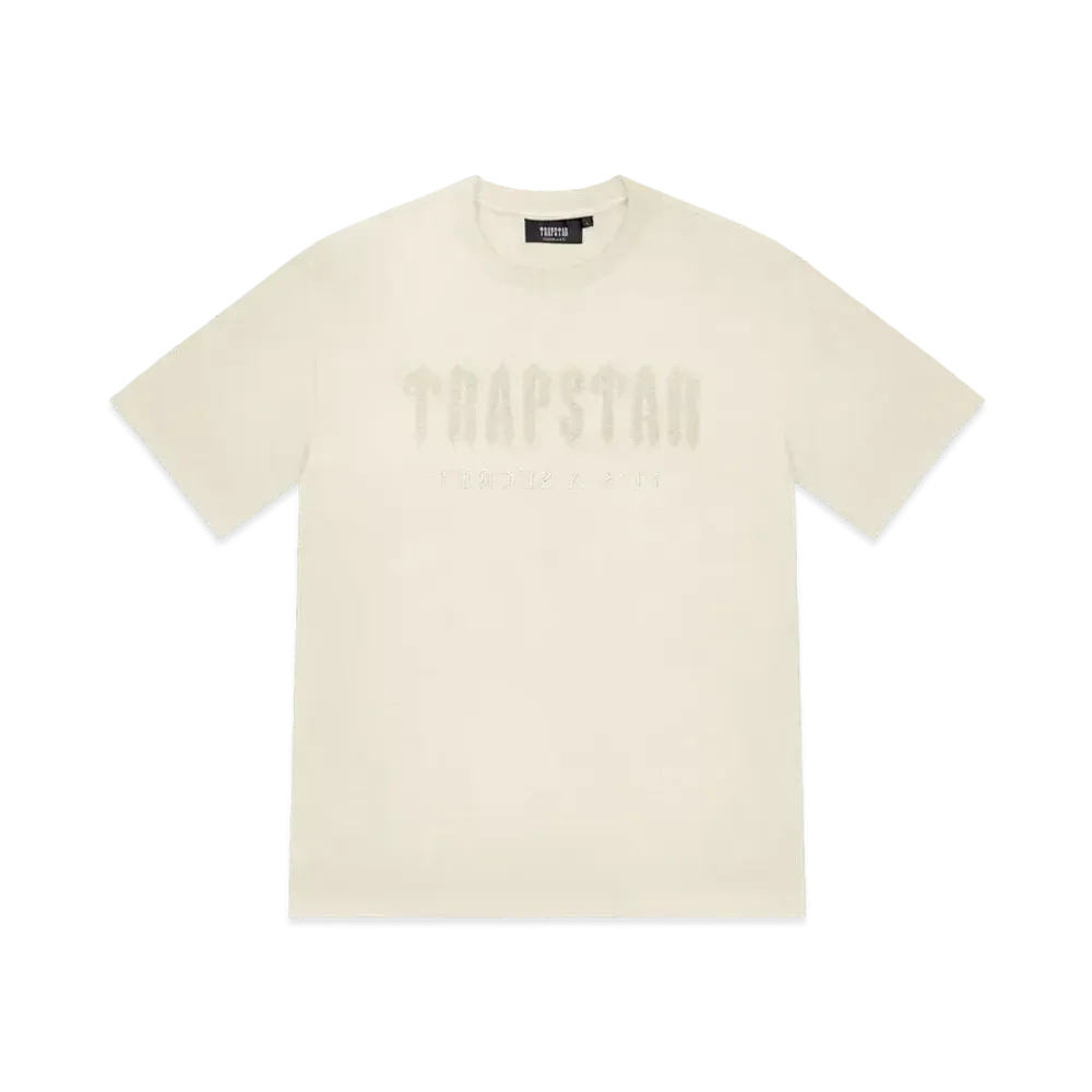 TRAPSTAR Chenille Decoded T-Shirt "Off White"