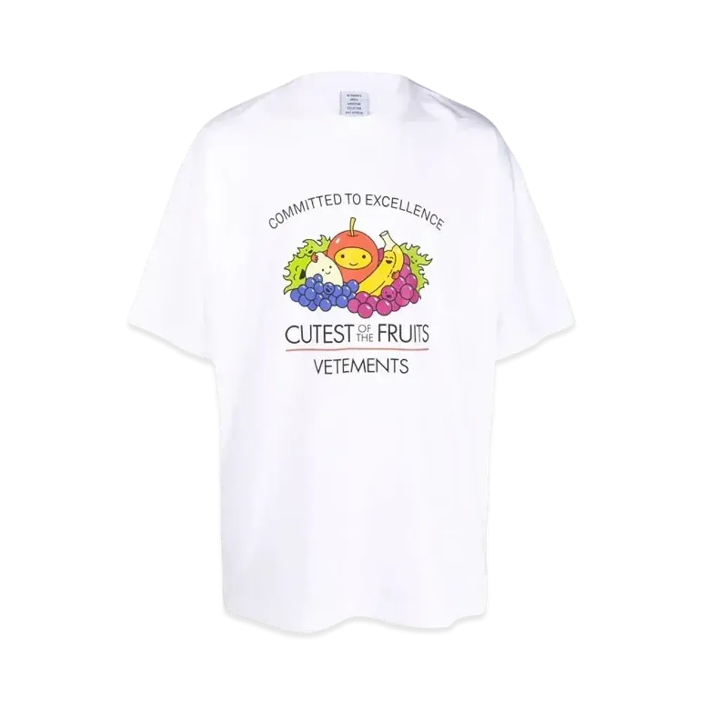 VETEMENTS Cutest of Fruits T-shrit "Black"