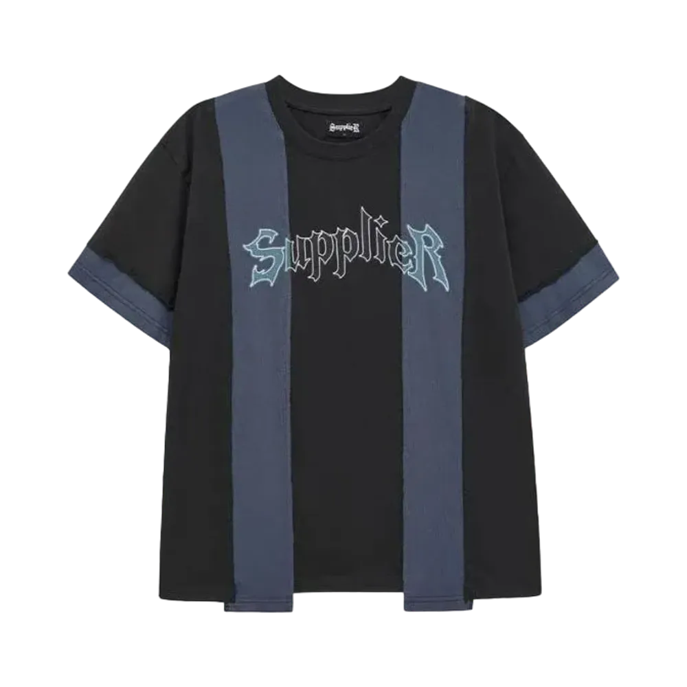 SUPPLIER Layering Iron Logo Tee "Black"