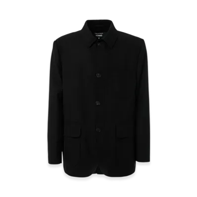 COMME des GARCONS HOMME Wool Serge Jacket "Black"