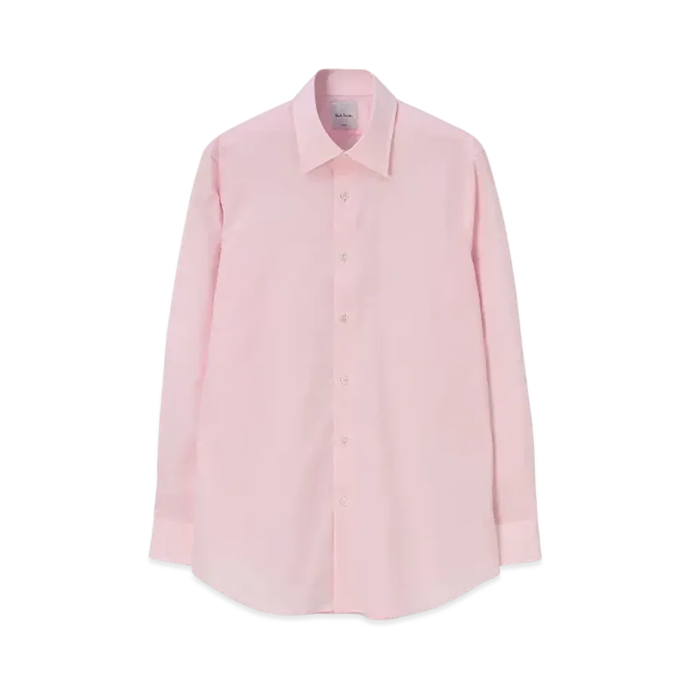 Paul Smith Jacquard Floral Dress Shirt "LightPink"