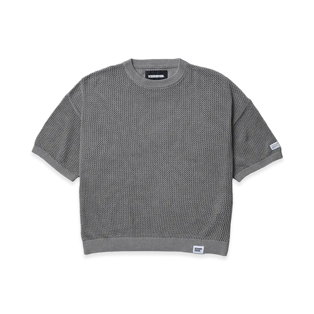 NEIGHBORHOOD Mesh Knit SS "Gray"