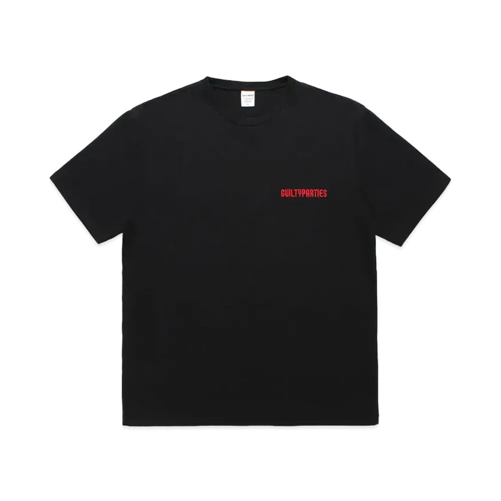 WACKO MARIA Washed Heavy Weight T-Shirt "Black"