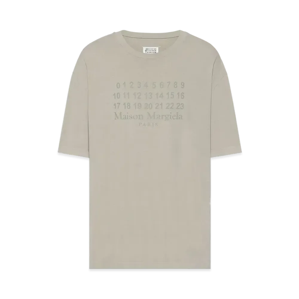 Maison Margiela Men's Numeric Logo T-Shirt "Gray"